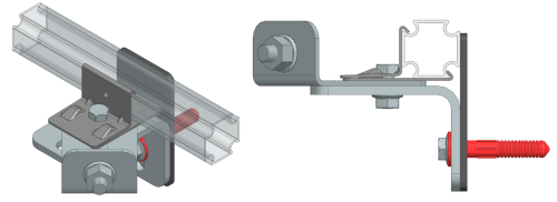 WALLBOX комплект крепления модуля инсталляции в углу